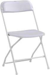 Standard White Folding Chair